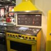 Yellow Kitchen Cook Stove