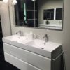 Bathroom Long Rectangular Mirror Design