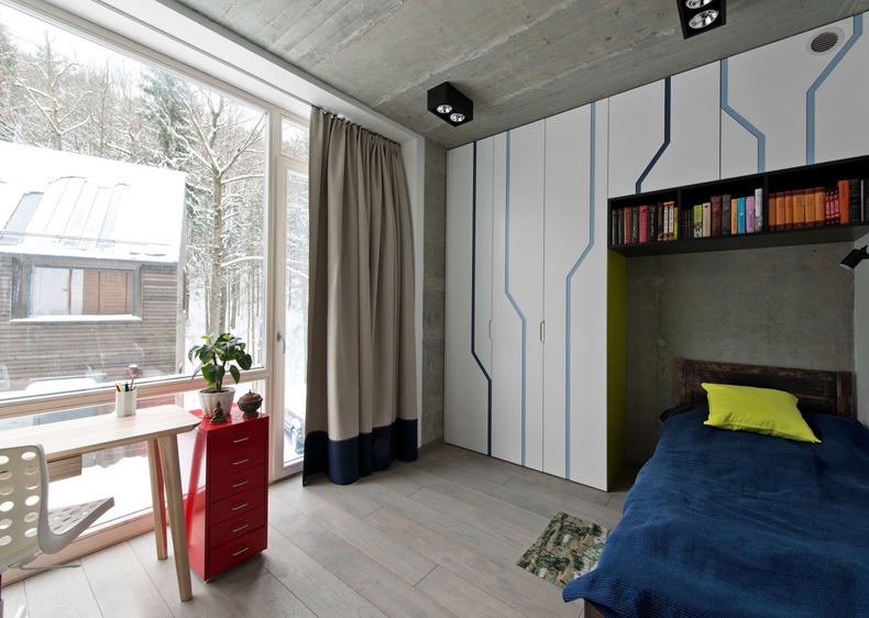 Lithuanian House Blends Styles And Colors In The Most Hamronious Way