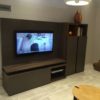 Modern Furniture With TV On The Wall – Take In Consideration Distance