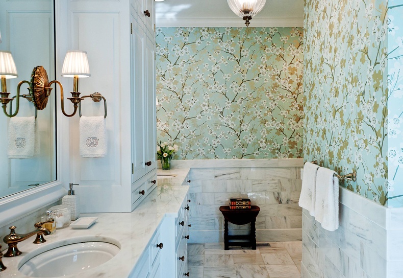Beautiful Bathroom Wallpaper