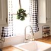 Farmhouse kitchen curtains will influence on the ambiance of the room like any others.