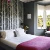 Electic Bedroom Inverted Forest Wallpaper Design