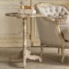 Shabby Mirrored Side Table