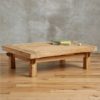 Wood plank coffee tables for living room are often used for room decoration.