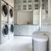 White Laundry Room Design