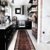 Black And Ecletic Kitchen