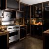 Black And Wood Kitchen Design Ideas