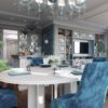 Blue Style Dining Room