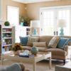 Cream Living Room Interior Ideas