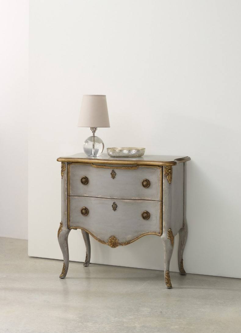 French Two Drawer Chest Console