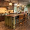 Astonishing Country Kitchen Cabinets Design