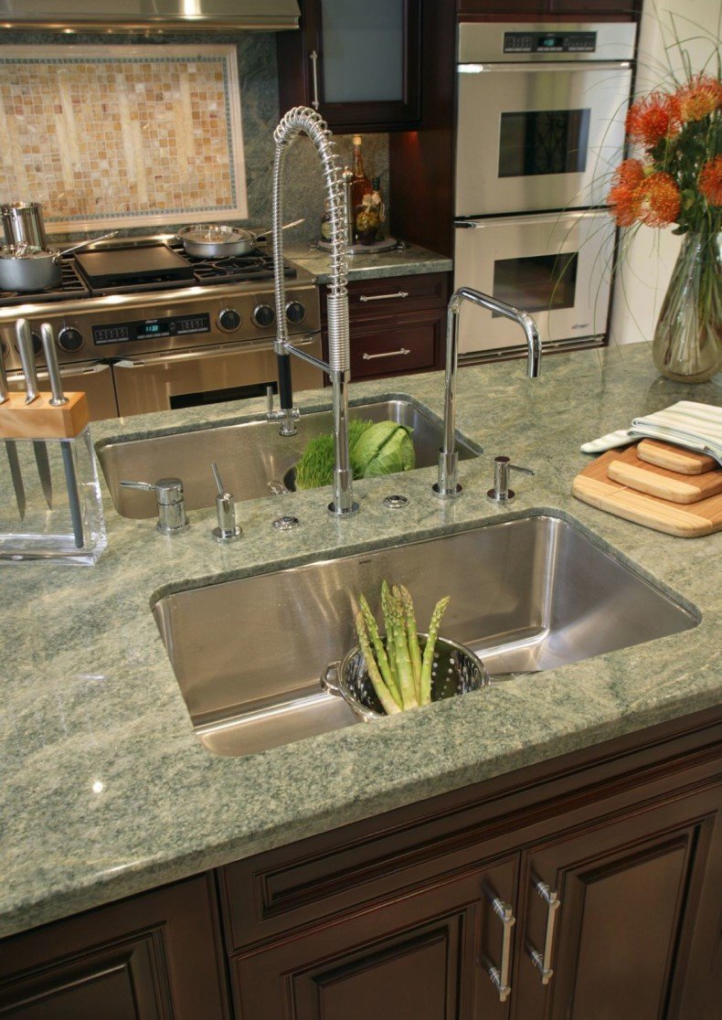 You may find the honed finish of your kitchen countertop decor that is a popular variant as well.