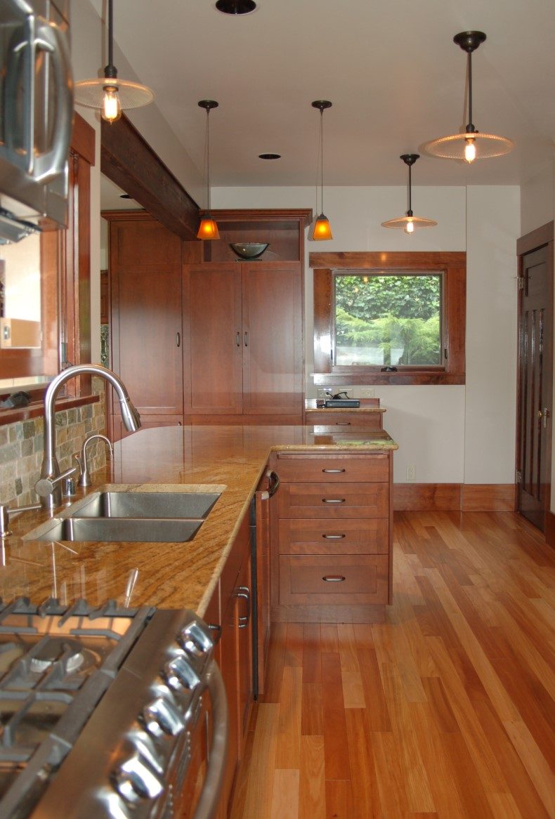 Modern Kitchen With Granite Countertops