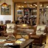 In western ranch home decor designers prefer the grace and look of horses.