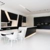 Black and white kitchen decor has modern techniques, high-quality materials, very trendy elements and even more.