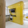 Minimalist Yellow Kitchen
